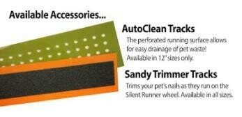 Silent Runner 12" Black/Glo Wheel Sandy Trimmer Track