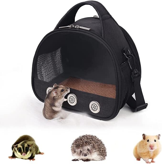 Cute Pet Carrier, Small Pet Carrier: Black Pet Carrier