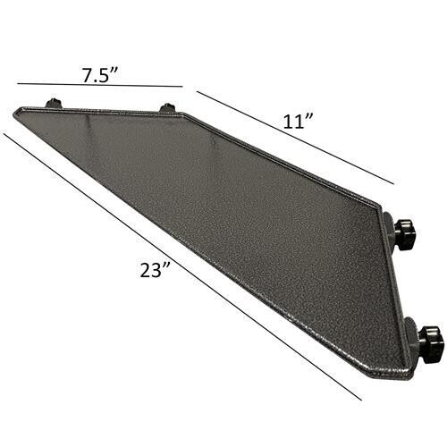 Corner Shelf (Powder-Coated), Corner Shelf (Powder-Coated): Single Shelf