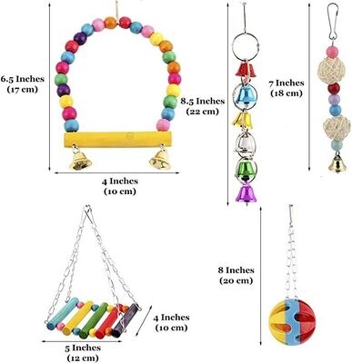 Cage Toy Set (5 Piece)