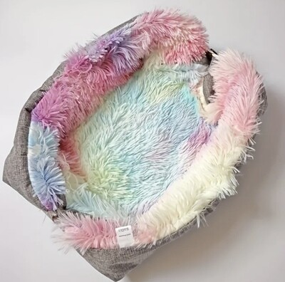 Rainbow Furry Mat