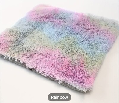 Rainbow Furry Mat