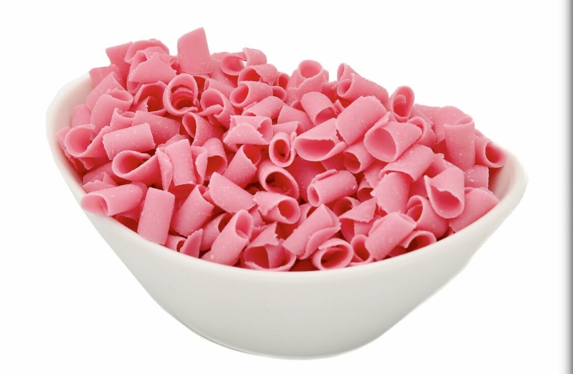 Pink Yogurt Curls