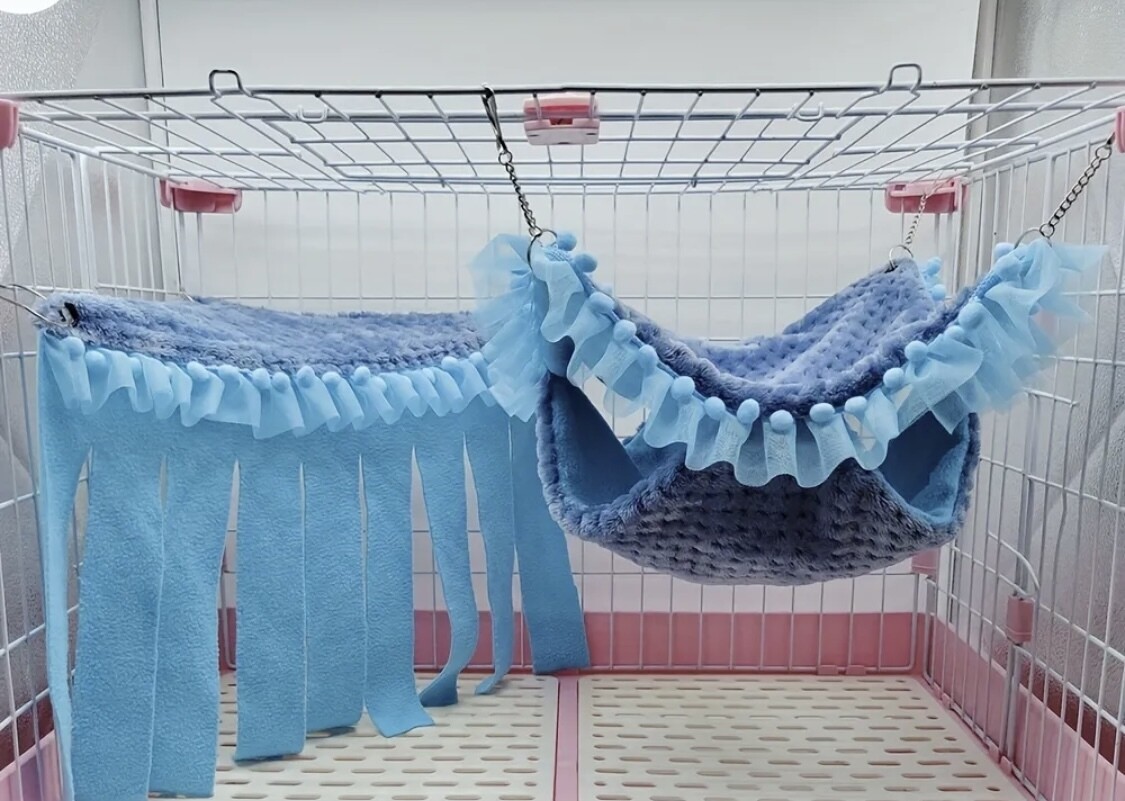 Pretty Hanging Hammock, Pretty Hanging Hammock: Pretty Hanging Hammock 2 Piece Set (BLUE)