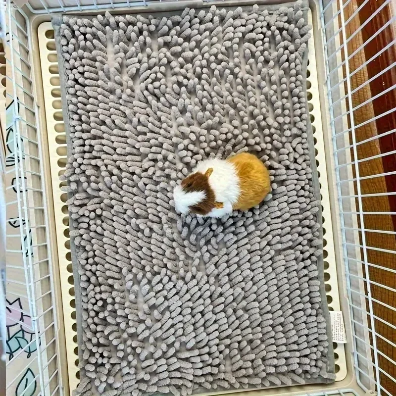 Chenille Cage Mat, Chenille Cage Mat: GRAY Cage Mat