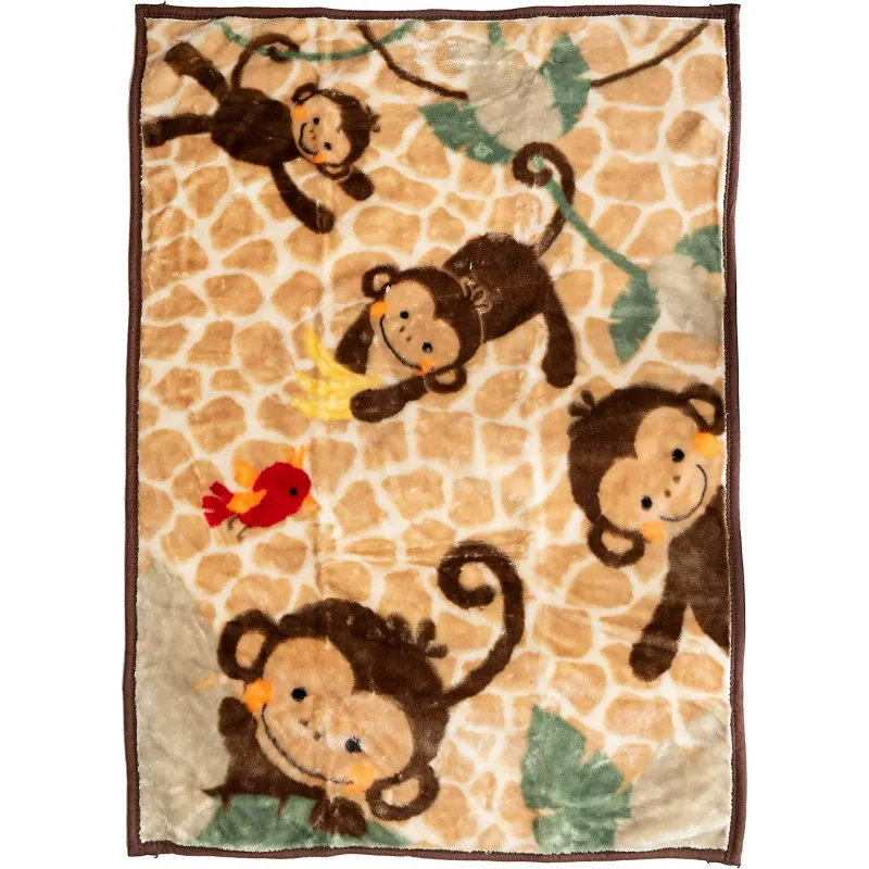 4 Little Monkeys Blanket