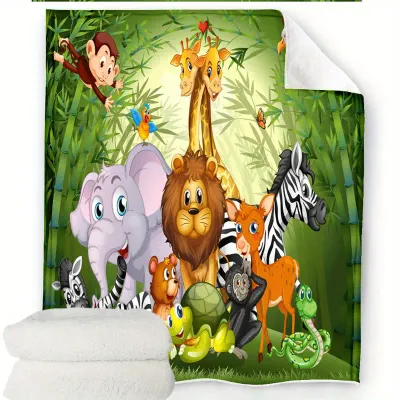 Welcome to Our Zoo Blanket