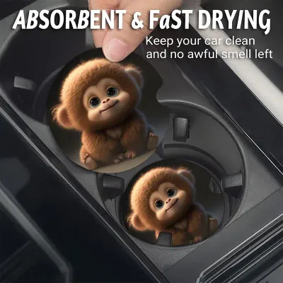 Monkey Car Coasters