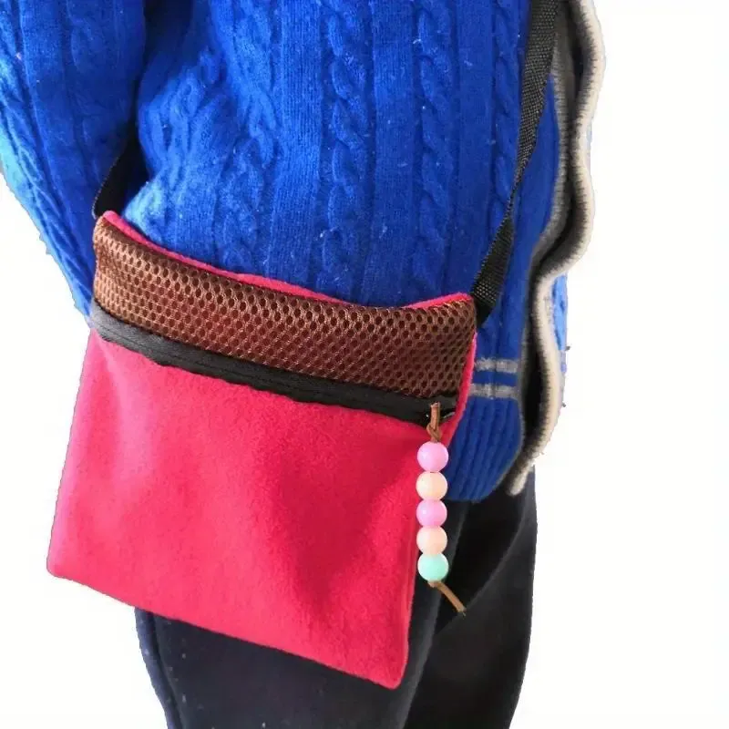 Carry Bag (Beads), Carry Pouch: RED