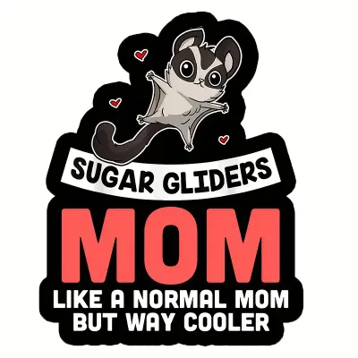 Sugar Glider Mom Vinyl Sticker