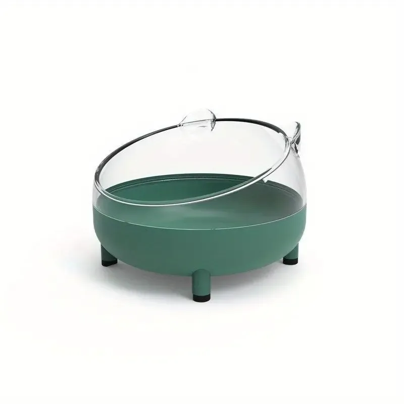 Food Bowl (Tilted), Food Bowl (Tilted): GREEN BOWL