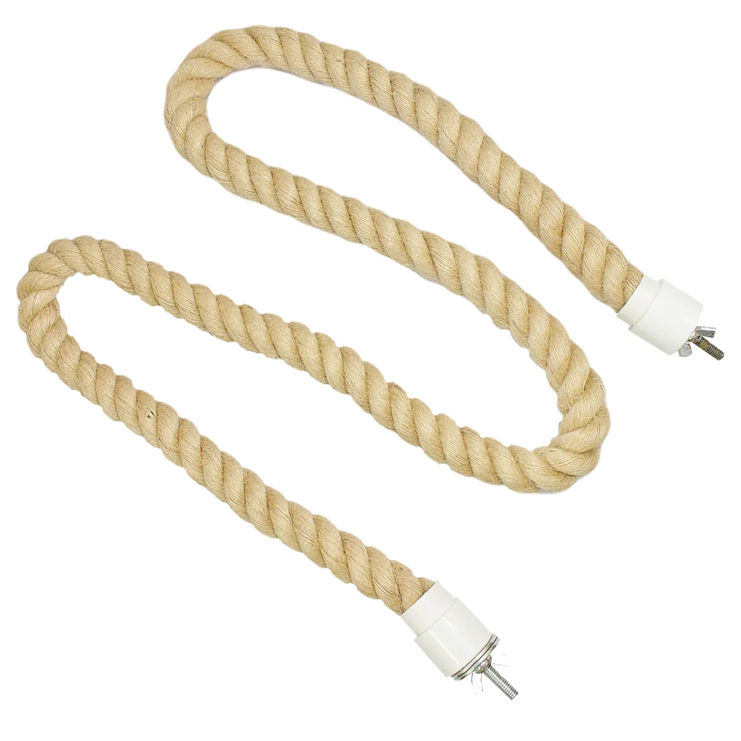Natural Ropes, Natural Ropes: Medium: 35” long overall, 31.5" long rope, 1.25” rope thickness