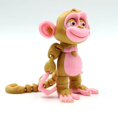 3D Monkey (Pink or Green) ?
