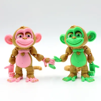 3D Monkey (Pink or Green) ?