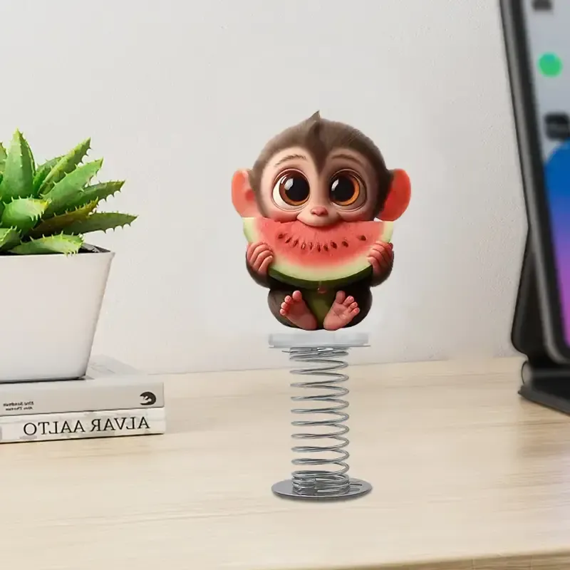 Monkey Eating Watermelon
