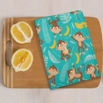 Monkeys & Palm Trees Towel