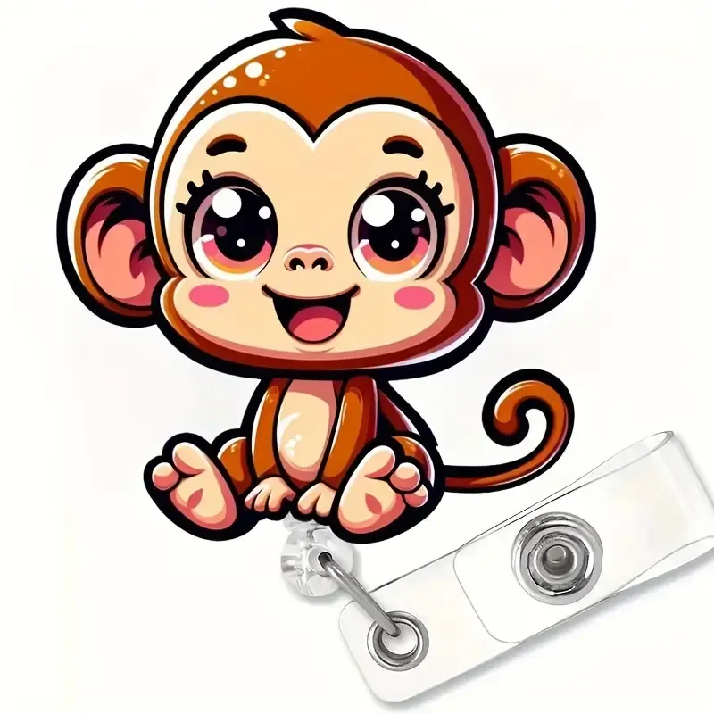 Monkey Badge Holder