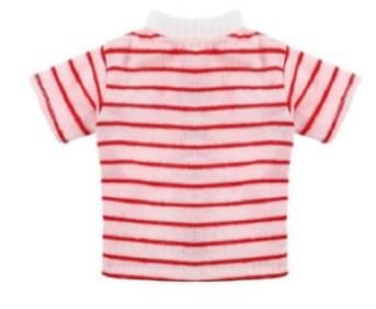 Marmoset Tee Shirts, Marmoset Tee Shirts: Red with White Strips