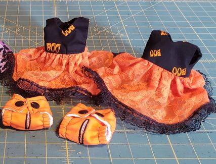 Fancy Halloween Dress & Diaper Sets?