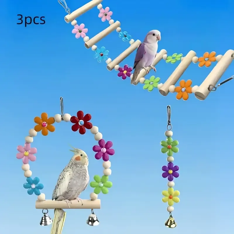 Flower-Swing, Ladder & String Toy