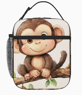Monkey Thermal Insulated Lunch Box