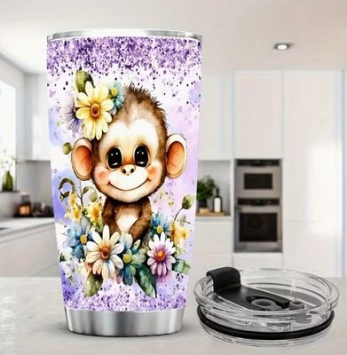 Monkey Tumbler (Purple)