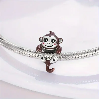 Monkey Charm (Sterling Silver)