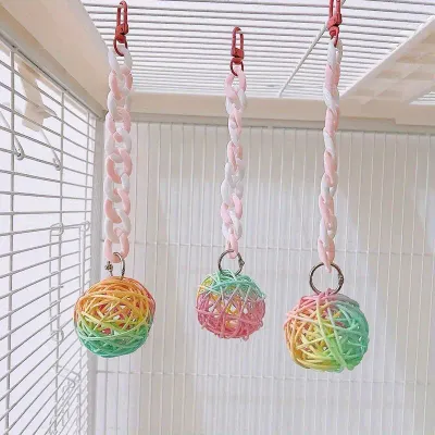 Hanging Wicker Ball