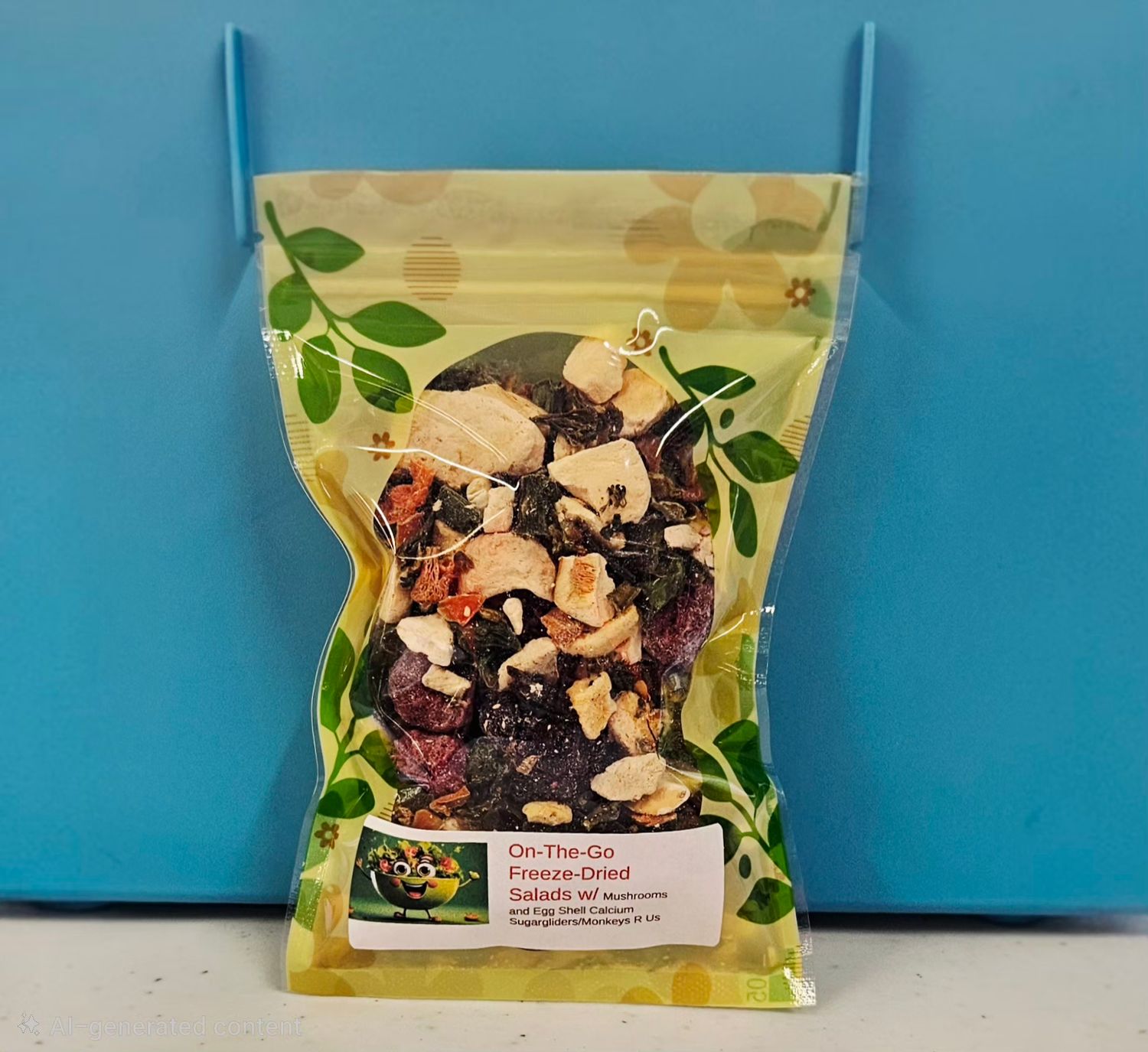 On-The-Go Freeze-Dried Salads w/ Mushrooms & Egg Shell Calcium