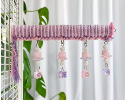 Colorful Perch Stand