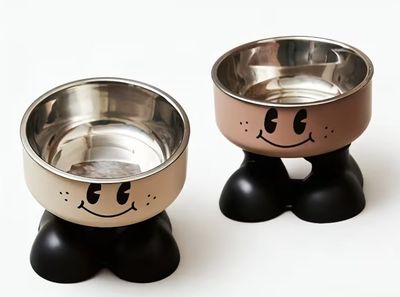 Smiling Food & Water Bowls