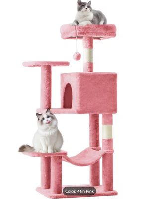 Multi-Level Monkey Tower (Pink or Silver)