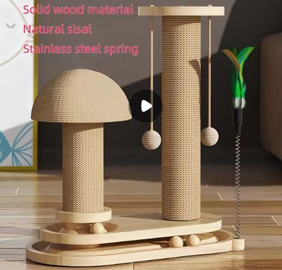Solid Wood Monkey Toy