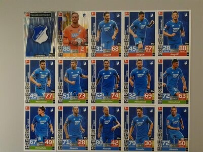 Match Attax 2018 2019 FC Schalke 04 Basiskarten Starspieler Clubkarte 15 Karten 