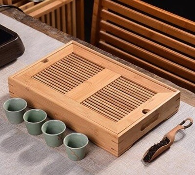 Чайная доска, Чабань "Бамбуковая решетка" бамбук натуральный