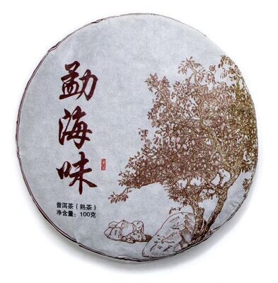Чай Шу Пуэр Сэнчжун "Вкус Мэнхая", мини бин 100гр.