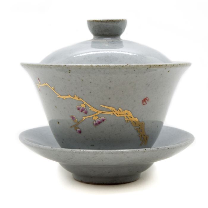 Гайвань Ретро "Золотая сакура", керамика, 140мл.