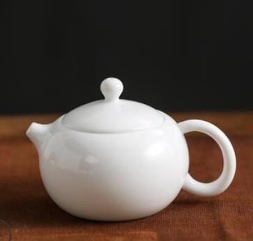 Чайник "Сиши" белый нефрит, 150мл., костяной фарфор