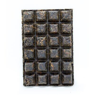 Чай Красный Дянь Хун "24", в форме шоколадки, 100гр.