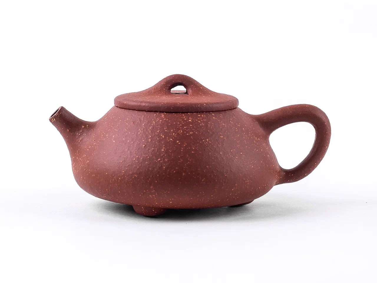 Чайник ИСИН "Шипяо - Каменный черпак" 230мл, глина красный с песком