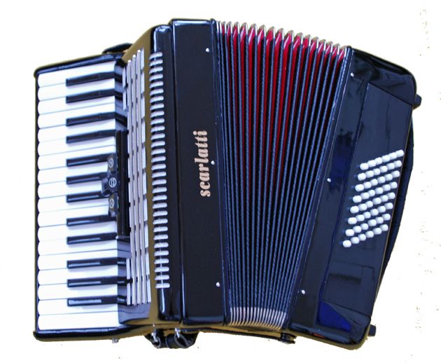 S/H Scarlatti 48 Bass Piano Accordio0n