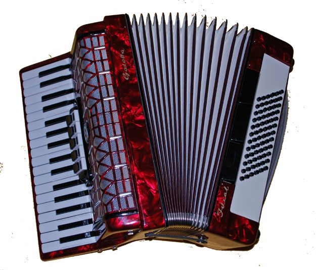 S/H Galotta 72 Bass Piano Accordion inc Case