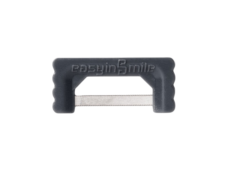 Schwarze Streifen, 10 Stk. ohne Diamantbeschichtung, gezahnt, 0,1mm Schwarze Streifen, 10 Stk. ohne Diamantbeschichtung, gezahnt, 0,1mm