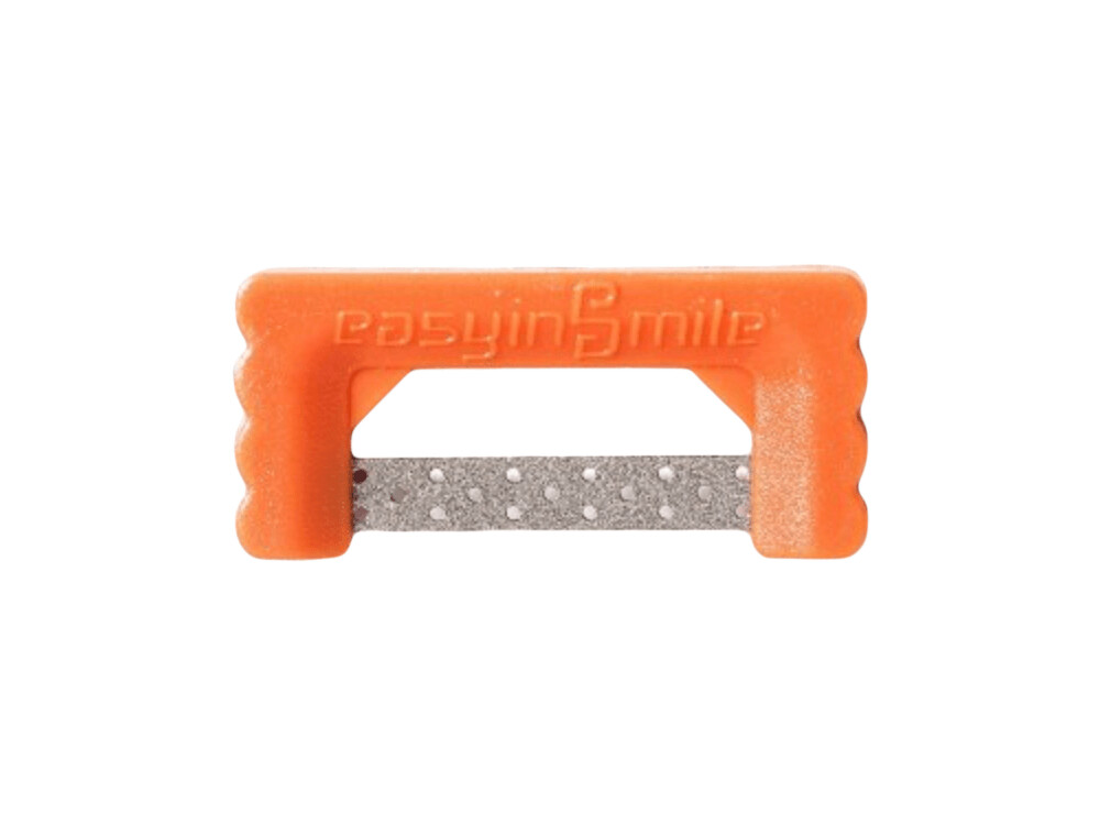 Streifen orange, 10 Stk. mittelgrobe Diamantbeschichtung doppelseitig, 0,3mm, mit Perforierung