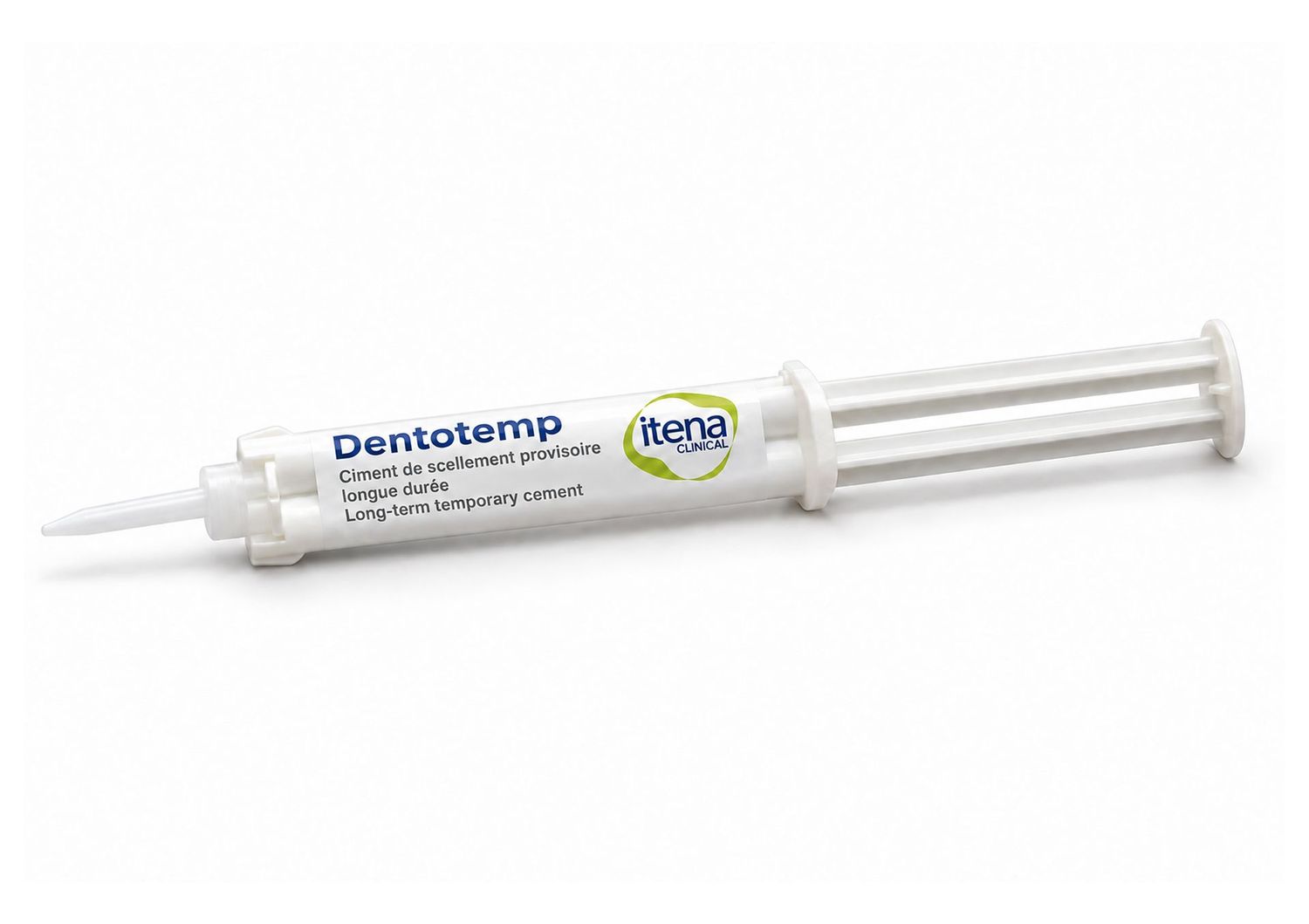 Dentotemp – Implantat- und langzeitprovisorischer Zement, 5ml-Spritze Dentotemp – Implantat- und langzeitprovisorischer Zement, 5ml-Spritze