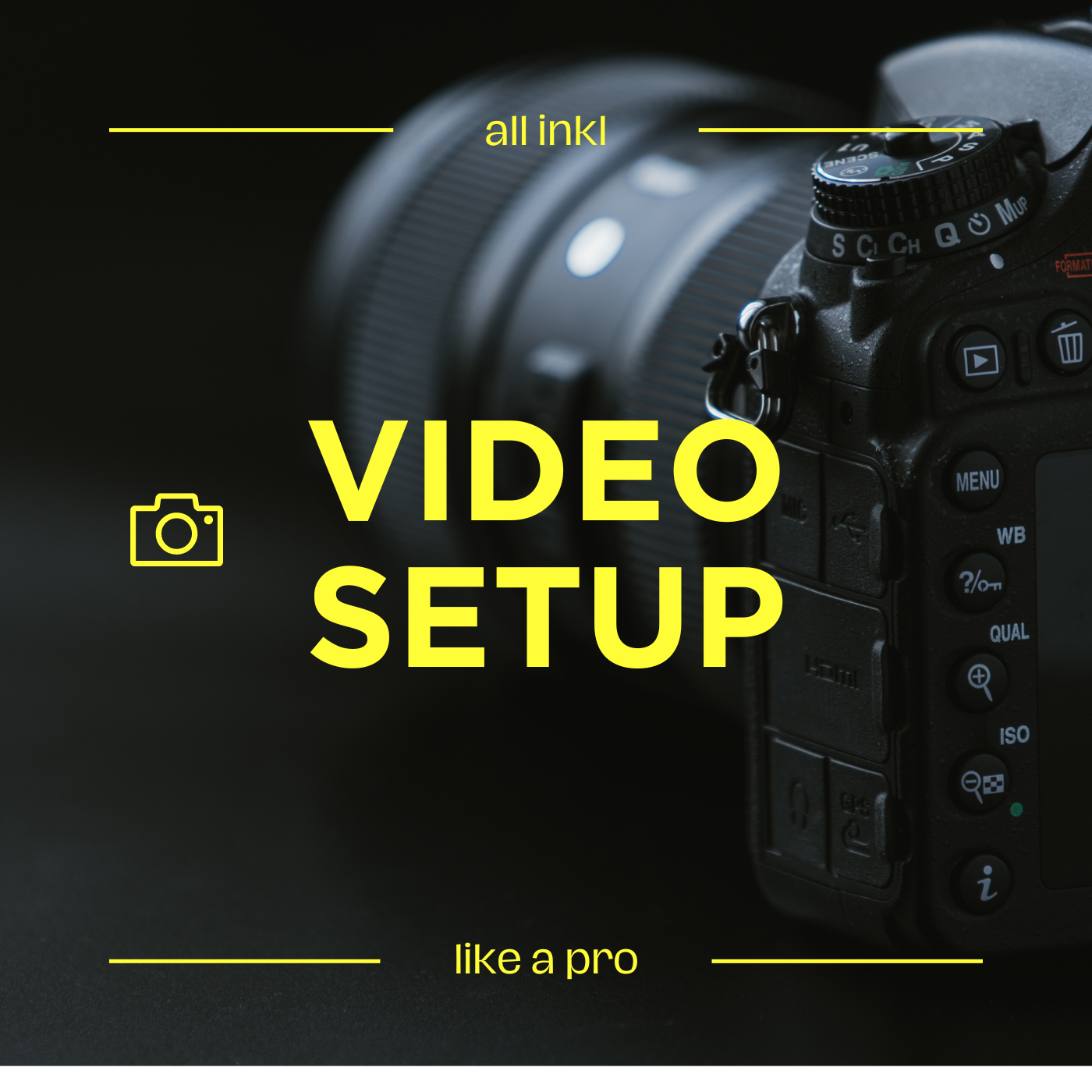Video Setup / Online Studio