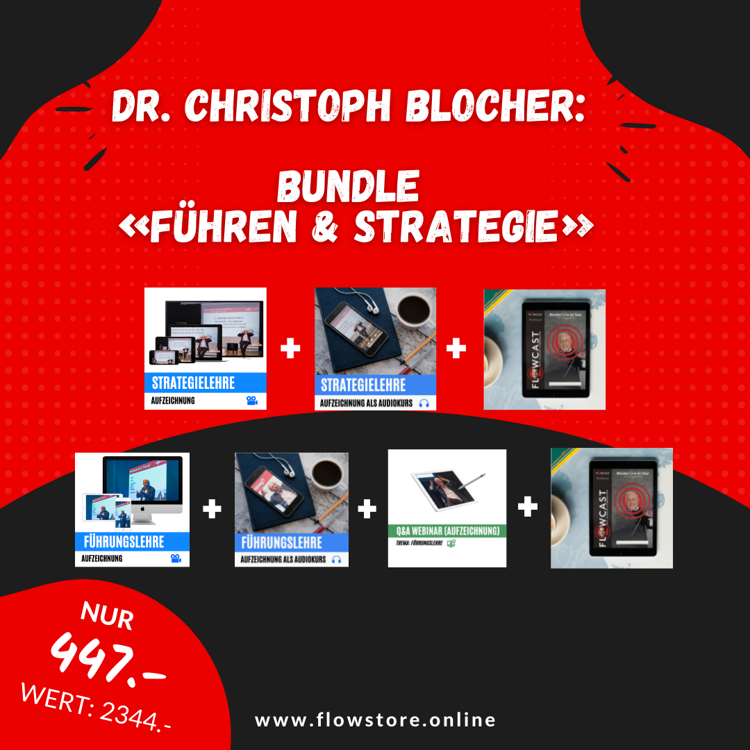 ​Dr. Christoph Blocher: Bundle «Führen & Strategie»