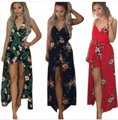 Rompers: Women Maxi Rompers Beach Strappy Bodysuit / Cardigan Women Oversized Sweater Summer 2019 Autumn Single Breasted Long Sleeve Knitted Sweaters for Ladies Jumper Plus size 4XL