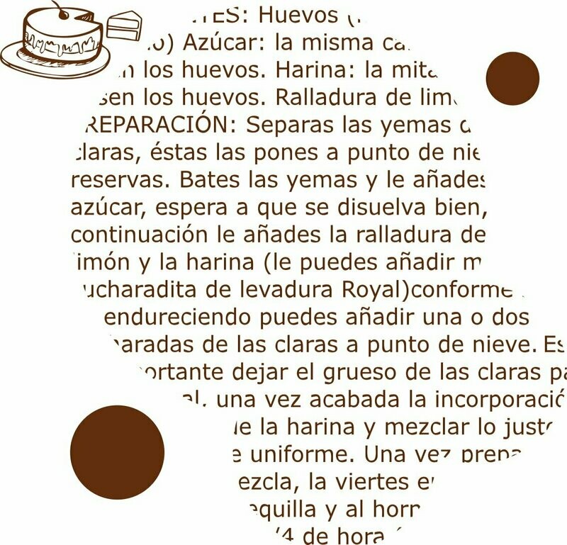 Receta incompleta