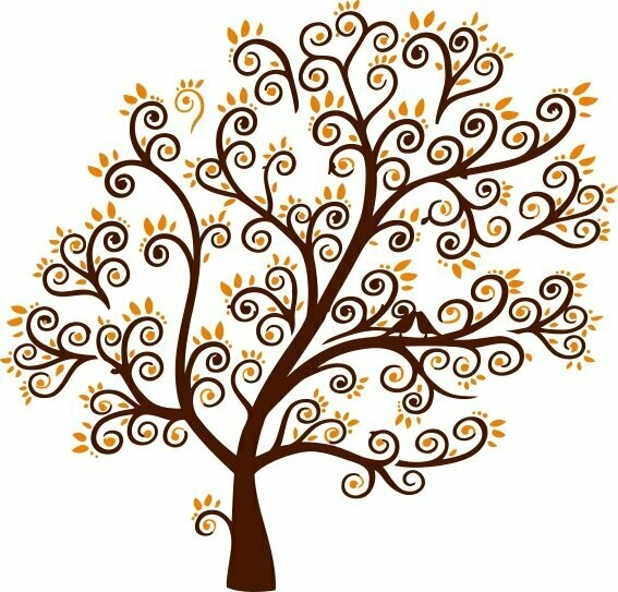 Árbol con pájaros